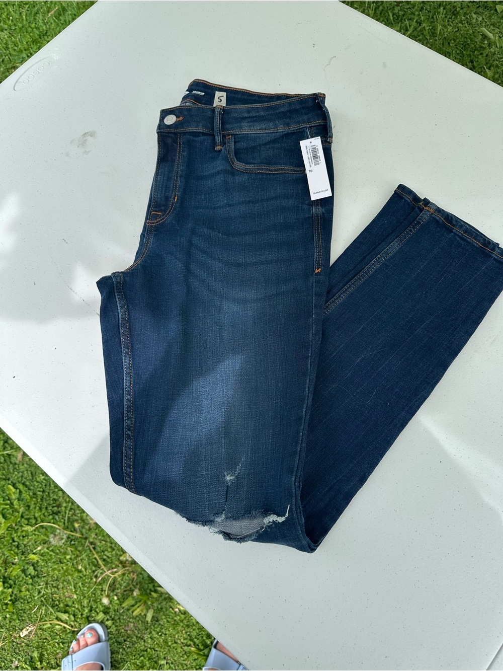 Old Navy Women's Dark Blue Skinny Jeans